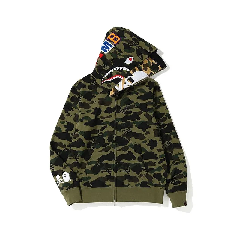 2019 Autumn And Winter New Style Japanese-style Popular Brand Camouflage Double Cap Skull Zipper Hoodie Mock Two-Piece Couples H
2019 Autumn And Winter New Style Japanese-style Popular Brand Camouflage Double Cap Skull Zipper Hoodie Mock Two-Piece Couples H