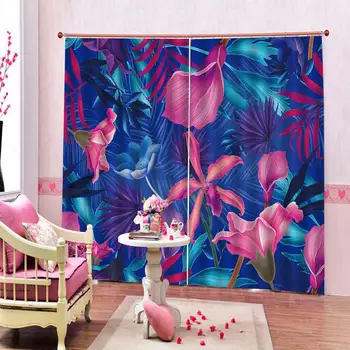 blue curtains flower 3D Curtain Printing Blockout Polyester Photo Drapes Fabric For Room Bedroom 
blue curtains flower 3D Curtain Printing Blockout Polyester Photo Drapes Fabric For Room Bedroom