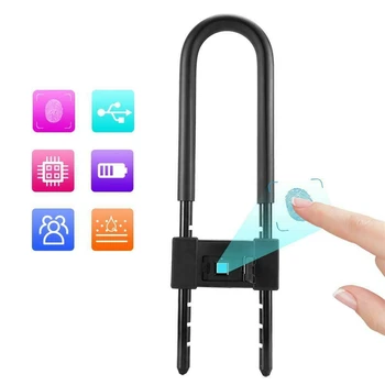 Smart Lock Keyless Fingerprint Lock U Type Keyless Fingerprint Lock IP65 Waterproof Biometric Lock For Car/Office/Home Security
Smart Lock Keyless Fingerprint Lock U Type Keyless Fingerprint Lock IP65 Waterproof Biometric Lock For Car/Office/Home Security