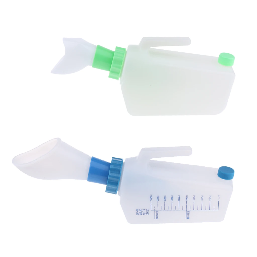 Elderly Patients, Reusable Female Pee Urinal Bottle, Plastic Night Drainage Container Collector for Old Women Elderly Patients, Reusable Female Pee Urinal Bottle, Plastic Night Drainage Container Collector for Old Women