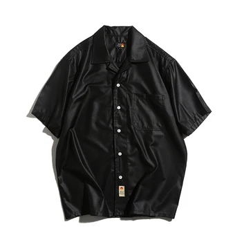 Male Japan Korea Style Solid Color Shirts Mens Vintage Fashion Casual Short Sleeve Shirts
Male Japan Korea Style Solid Color Shirts Mens Vintage Fashion Casual Short Sleeve Shirts