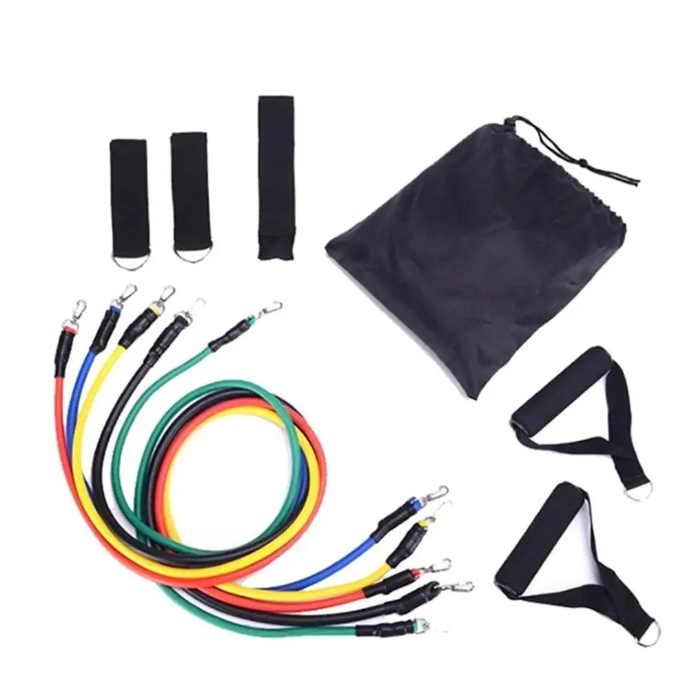 11-Piece Set Tensioner Pull Rope Fitness Multi-Function Tensioner Suit Muscle Training Belt Elastic Sleeve Bands Set
11-Piece Set Tensioner Pull Rope Fitness Multi-Function Tensioner Suit Muscle Training Belt Elastic Sleeve Bands Set