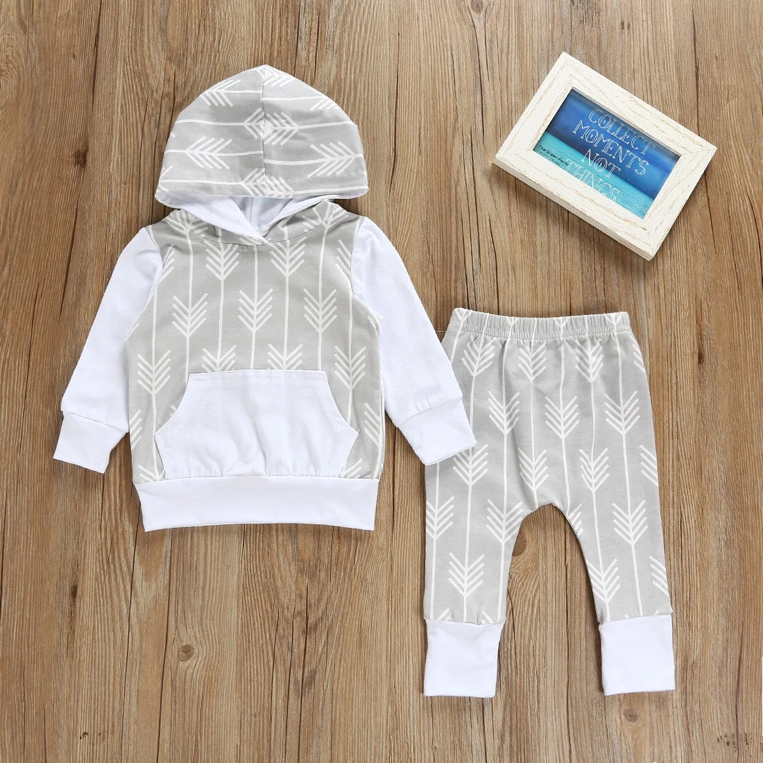newborn baby boy girl clothes sets hooded sweatshirt top pants
