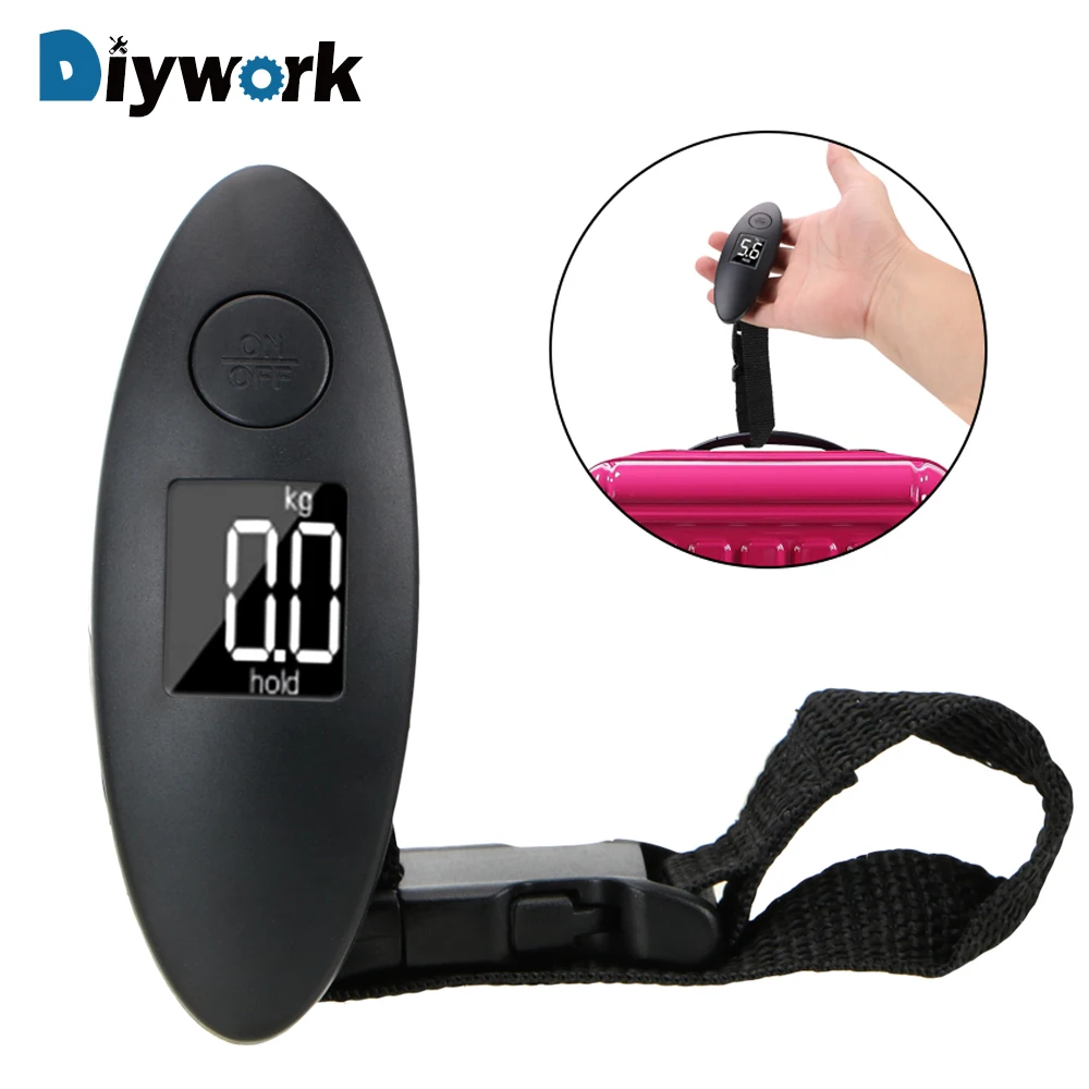 DIYWORK LCD Display Digital Scales Travel Handheld Weighing 100g/40kg 88Lb Fishing Scale Electronic Luggage Scale
DIYWORK LCD Display Digital Scales Travel Handheld Weighing 100g/40kg 88Lb Fishing Scale Electronic Luggage Scale