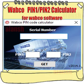 2020 Hot Sell for Wabco PIN Code Calculator PIN1/PIN2 Activator Keygen Diagnostic Software
2020 Hot Sell for Wabco PIN Code Calculator PIN1/PIN2 Activator Keygen Diagnostic Software