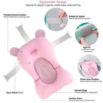 Portable Baby Bath Pad Foldable Baby Bath Seat Infant Support Cushion Bath Pads Newborn Safety Security Bath Seat Dropshipping
Portable Baby Bath Pad Foldable Baby Bath Seat Infant Support Cushion Bath Pads Newborn Safety Security Bath Seat Dropshipping