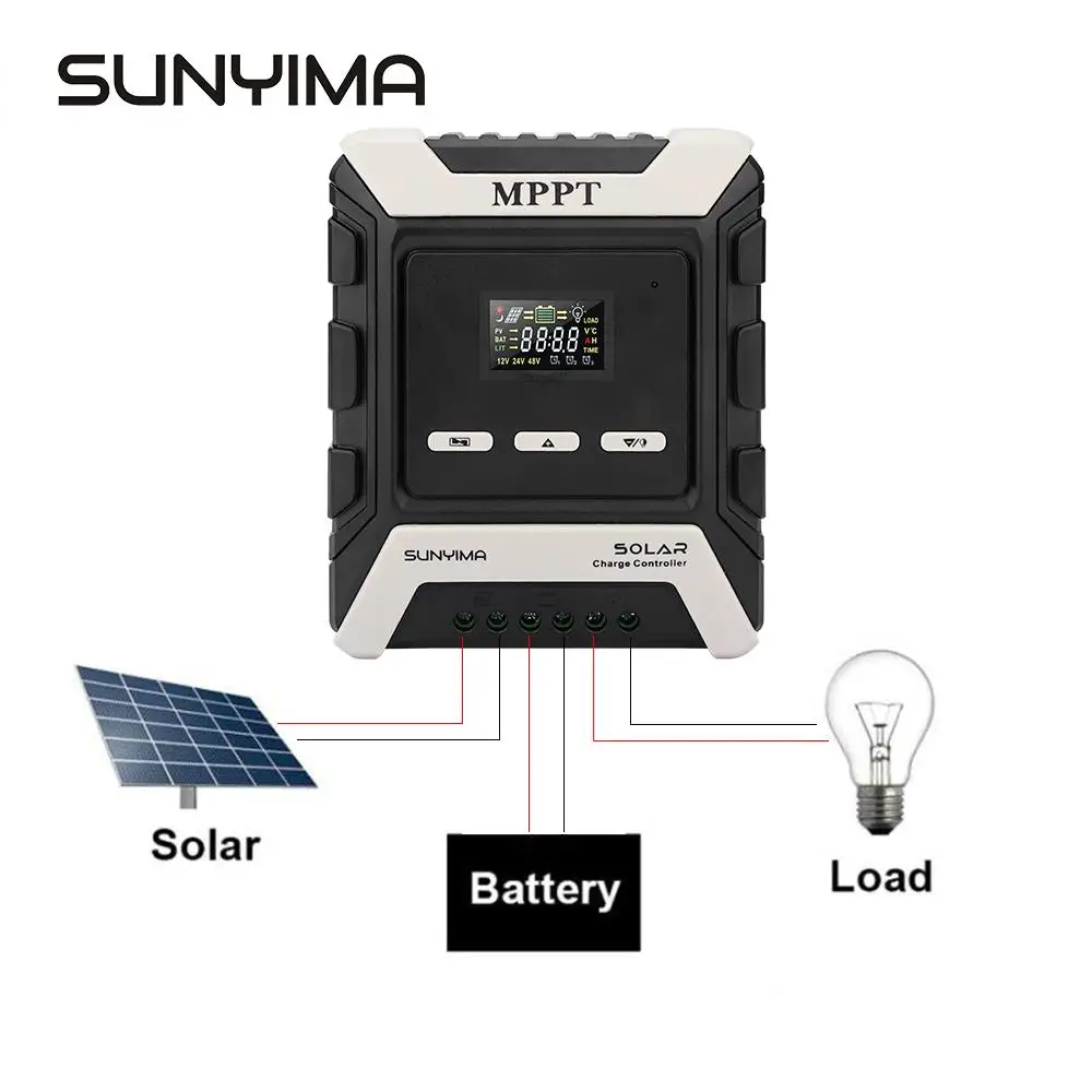 SUNYIMA 40A 30A 20A Mppt Solar Charger Controller 12V 24V Auto Solar Panel Battery Regulator Solar Charge Lcd Display & Dual Usb
SUNYIMA 40A 30A 20A Mppt Solar Charger Controller 12V 24V Auto Solar Panel Battery Regulator Solar Charge Lcd Display & Dual Usb