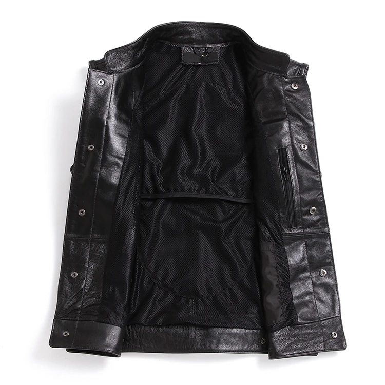 Genuine Leather Vest Men Real Cowhide Coat Motorcycle Jacket Man Vests Male with Many Pockets Leather Jackets L-M-3 2709
Genuine Leather Vest Men Real Cowhide Coat Motorcycle Jacket Man Vests Male with Many Pockets Leather Jackets L-M-3 2709