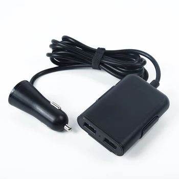 4-Port USB Car Charger Rapid For Front Back Seat 4.8A Extension Cable Phone For Mobile Phone, Ipad, MP3, MP4, Digital Camera
4-Port USB Car Charger Rapid For Front Back Seat 4.8A Extension Cable Phone For Mobile Phone, Ipad, MP3, MP4, Digital Camera