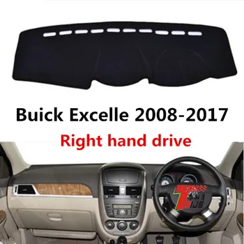 Taijs right hand drive car dashboard cover for BUICK Excelle 2008-2017 anti light dust resistant non reflective polyester fiber