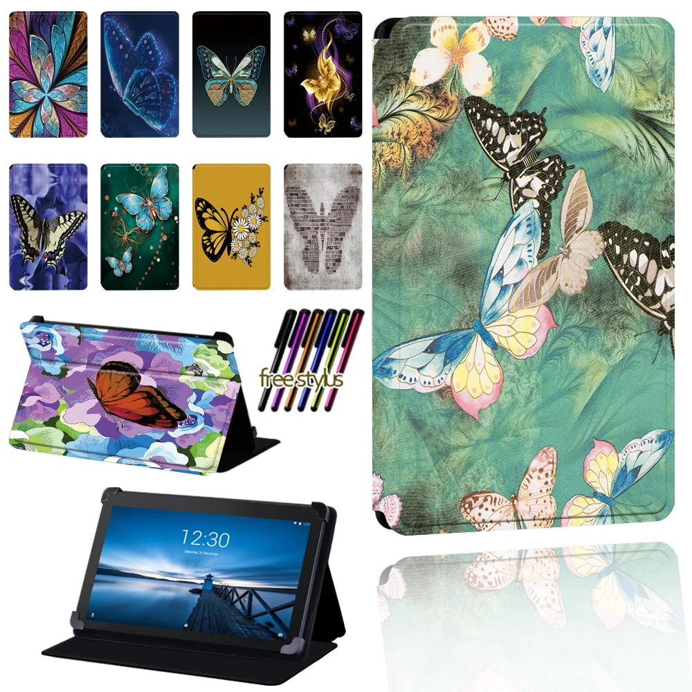 Butterfly Pattern Tablet Case for Lenovo Tab E7 / E8 / E10 Tablet Anti-fall Folio Lightweight Protective Case Cover +pen
Butterfly Pattern Tablet Case for Lenovo Tab E7 / E8 / E10 Tablet Anti-fall Folio Lightweight Protective Case Cover +pen