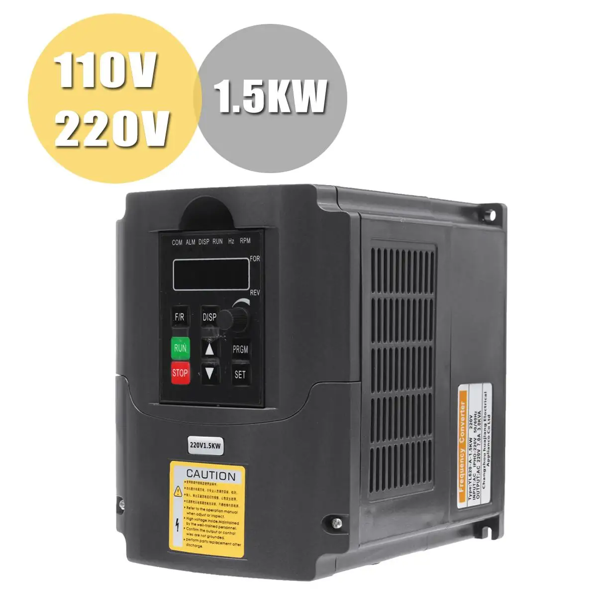 VFD Inverter 1.5KW Frequency Converter 3 phase 220V/110V Output CNC Spindle motor speed Control VFD Converter
VFD Inverter 1.5KW Frequency Converter 3 phase 220V/110V Output CNC Spindle motor speed Control VFD Converter