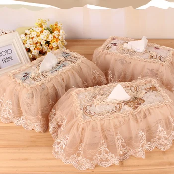 Embroidery Style Tissue Box Pumping Paper Towels Box Cover Bathroom Ware Mary Pastoral Lace Fabric Cover Brown
Embroidery Style Tissue Box Pumping Paper Towels Box Cover Bathroom Ware Mary Pastoral Lace Fabric Cover Brown