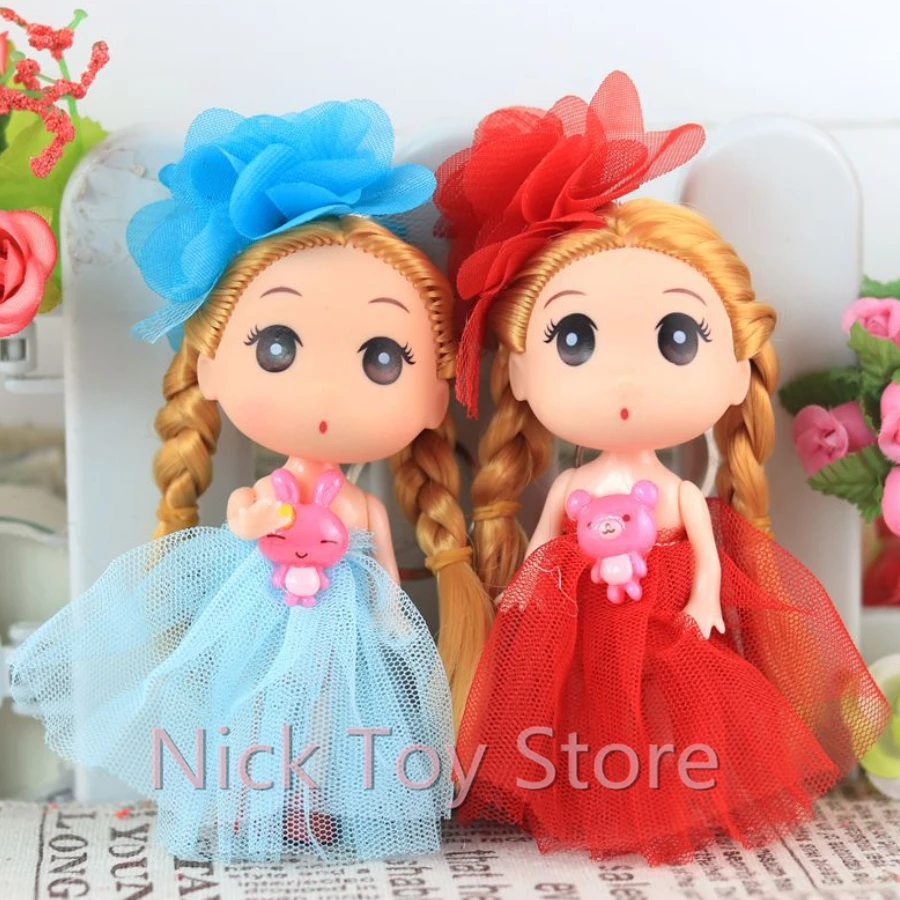 lovely pendant gift we wedding dress confused doll toy for girl