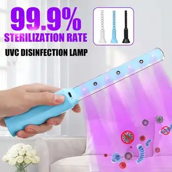 Portable UV Light Sanitizer Wand Ultraviolet Disinfection Lamp USB Charging UVC Sterilizer Light For HomeTravel
Portable UV Light Sanitizer Wand Ultraviolet Disinfection Lamp USB Charging UVC Sterilizer Light For HomeTravel