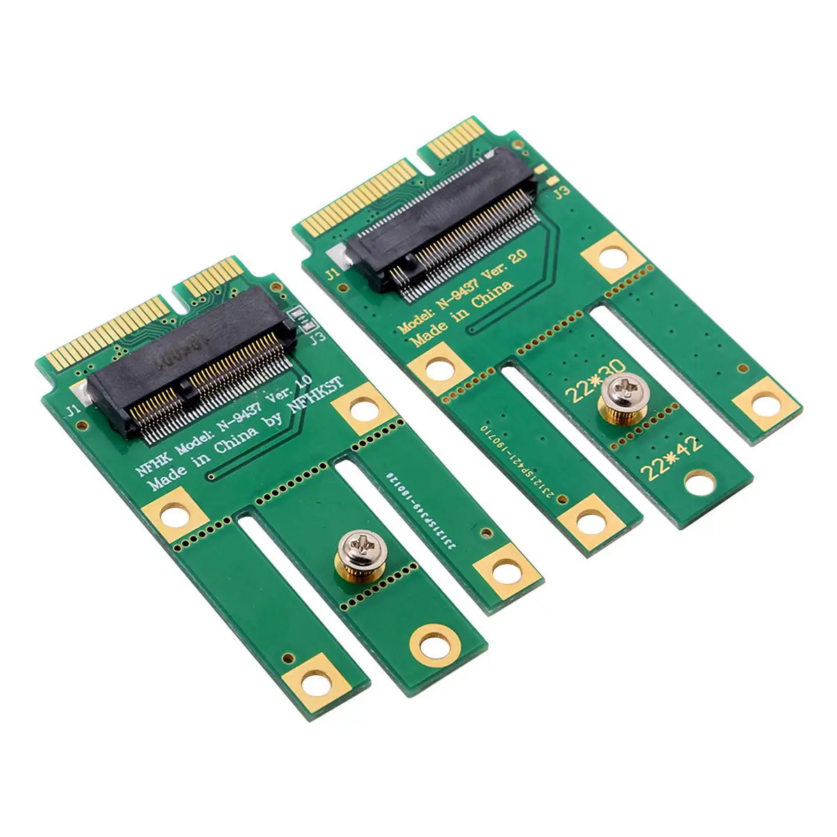 CYDZ M.2 NGFF A-key E-key Wifi to Mini PCI-E Adapter for Bluetooth Wireless Wlan Card AX200 9260 8265 8260
CYDZ M.2 NGFF A-key E-key Wifi to Mini PCI-E Adapter for Bluetooth Wireless Wlan Card AX200 9260 8265 8260