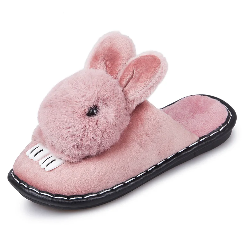 Winter Home Slippers Cute Plush Rabbit Decorative Cotton Shoes Indoor Scarpe Non-Slip Sole Pink Size 41 Women Shoes
Winter Home Slippers Cute Plush Rabbit Decorative Cotton Shoes Indoor Scarpe Non-Slip Sole Pink Size 41 Women Shoes