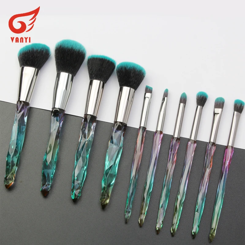 10pcs Diamond Handle Makeup Brushes Set Powder Eye Shadow Foundation Concealer Blush Lip Make Up Brushes Brochas Para Maquillaje
10pcs Diamond Handle Makeup Brushes Set Powder Eye Shadow Foundation Concealer Blush Lip Make Up Brushes Brochas Para Maquillaje