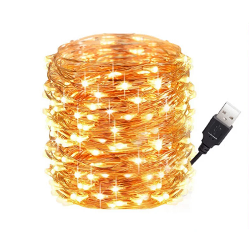 Festive Christmas Wedding Holiday Garland Copper Wire Fairy Light Garden Party DIY Decoration USB/Battery Power LED String Lamp
Festive Christmas Wedding Holiday Garland Copper Wire Fairy Light Garden Party DIY Decoration USB/Battery Power LED String Lamp