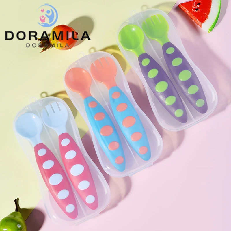 1 Set Children Kids Tableware Temperature Silicone Soft Baby Spoon Fork Cutlery Feeding Dish Infant Gardets things gadgets
1 Set Children Kids Tableware Temperature Silicone Soft Baby Spoon Fork Cutlery Feeding Dish Infant Gardets things gadgets