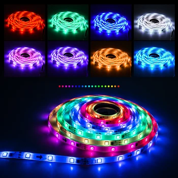 2812 IC 5050 RGB LED Strip WS2812 DC 5V 1m 5m WS2812B 30 pixels/leds/m Programmable Individual Addressable Diode Tape Light
2812 IC 5050 RGB LED Strip WS2812 DC 5V 1m 5m WS2812B 30 pixels/leds/m Programmable Individual Addressable Diode Tape Light
