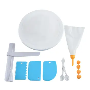 8-piece baking set family cake turntable butter spatula practical baking tool set reusable kitchen tools
8-piece baking set family cake turntable butter spatula practical baking tool set reusable kitchen tools