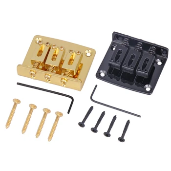 NEW-2 Set 3-String Gold Top Loading Hardtail Adjustable Bridge , Gold Black
NEW-2 Set 3-String Gold Top Loading Hardtail Adjustable Bridge , Gold Black