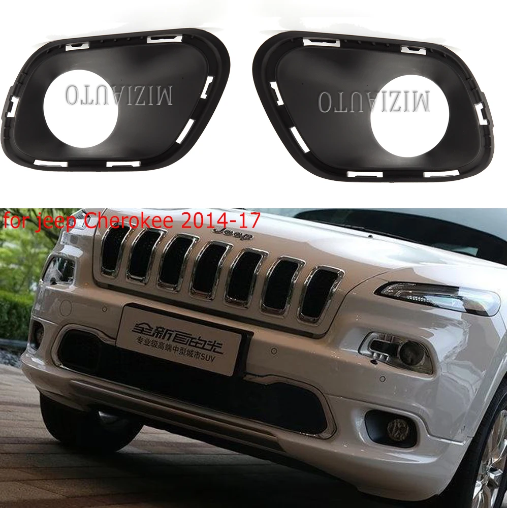 1pcs Front Bumper Fog Light Cover For Jeep Cherokee 2014-2017 Fog Driving Light Frame Bezel Trim lamp hoods
1pcs Front Bumper Fog Light Cover For Jeep Cherokee 2014-2017 Fog Driving Light Frame Bezel Trim lamp hoods