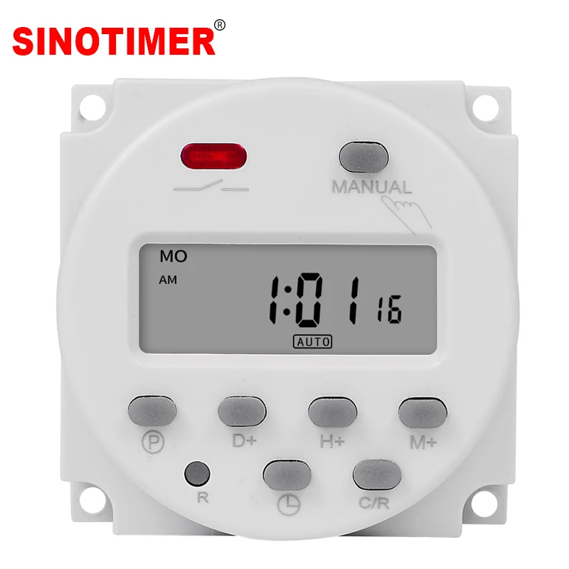 CN101A Digital Microcomputer 7Days Weekly Programmer Electronic Timer Switch 220V Time Relay with Countdown 12V DC for Light Fan
CN101A Digital Microcomputer 7Days Weekly Programmer Electronic Timer Switch 220V Time Relay with Countdown 12V DC for Light Fan