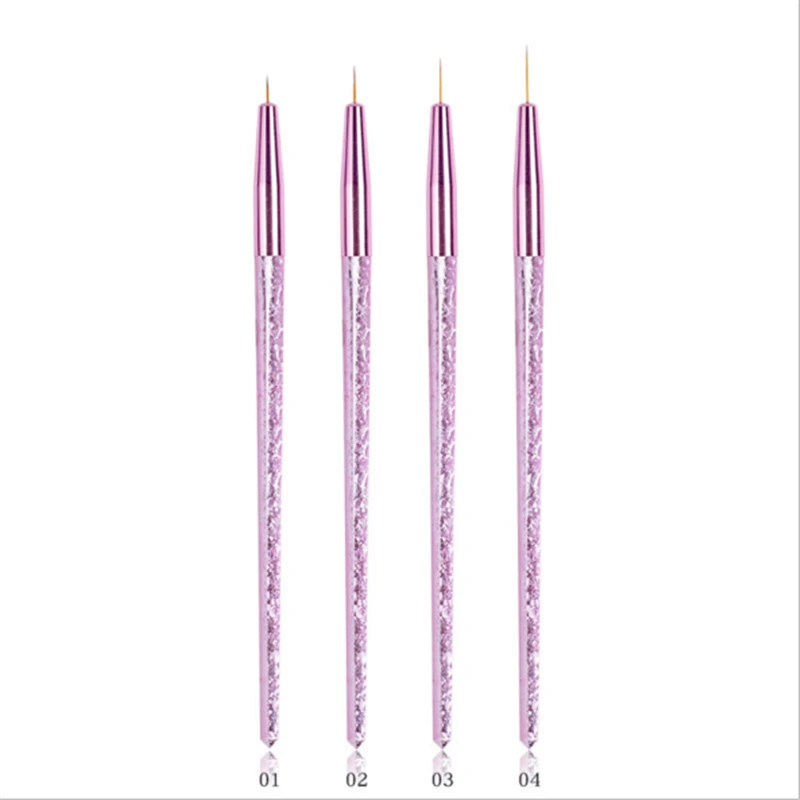 4Pcs/set Nail Art Brush Painting Purple UV Gel Acrylic Brush Finger Tips Drawing Flower Gradient Pen Manicure Tools
4Pcs/set Nail Art Brush Painting Purple UV Gel Acrylic Brush Finger Tips Drawing Flower Gradient Pen Manicure Tools