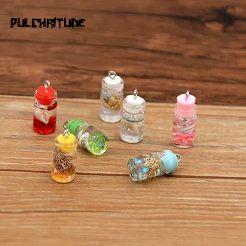New 10Pcs 10 color 23*10mm Transparent Glass Bottle Conch Shell Beads Box Pendant For Jewelry Necklace Earring Making DIY Charms
New 10Pcs 10 color 23*10mm Transparent Glass Bottle Conch Shell Beads Box Pendant For Jewelry Necklace Earring Making DIY Charms