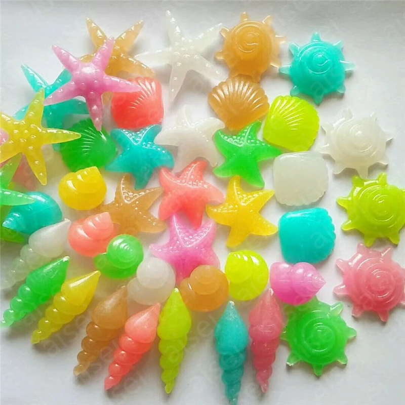 Colorful Luminous Starfish Conch Shell Shaped Glowing Stones Decorative For Garden Aquarium Fish Tank Pool Landscape
Colorful Luminous Starfish Conch Shell Shaped Glowing Stones Decorative For Garden Aquarium Fish Tank Pool Landscape