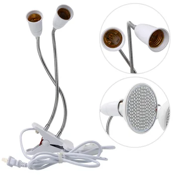 LED Grow Light Full Spectrum E27 Flexible Metal Hose Indoor Plant Lamp Clip-on Plant Growing Lights for Seedlings Flowers Growth
LED Grow Light Full Spectrum E27 Flexible Metal Hose Indoor Plant Lamp Clip-on Plant Growing Lights for Seedlings Flowers Growth