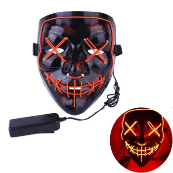 LED Mask Light Up Funny Mask from The Purge Election Year for Festival Cosplay Halloween Costume Party Masks Ship US
LED Mask Light Up Funny Mask from The Purge Election Year for Festival Cosplay Halloween Costume Party Masks Ship US