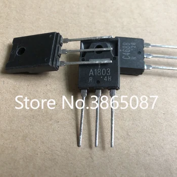 10PAIRS 10PCS A1803 AND 10PCS C4688 TO-3PF 2SA1803 2SC4688 PNP NPN POWER TRANSISTOR 20PCS/LOT ORIGINAL NEW
10PAIRS 10PCS A1803 AND 10PCS C4688 TO-3PF 2SA1803 2SC4688 PNP NPN POWER TRANSISTOR 20PCS/LOT ORIGINAL NEW