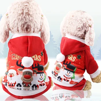 Winter Autumn Christmas Dog Clothes Red Coat Clothing Santa Pattern Costume Pet Dog Christmas Clothes Cute Puppy Outfit For Dog
Winter Autumn Christmas Dog Clothes Red Coat Clothing Santa Pattern Costume Pet Dog Christmas Clothes Cute Puppy Outfit For Dog
