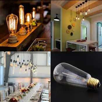 Light Bulb LED Bulb Warm White 40W Teardrops Edison Vintage Spiral Filament Lamp E27 Base Retro Style Home Coffee & Bar Decor
Light Bulb LED Bulb Warm White 40W Teardrops Edison Vintage Spiral Filament Lamp E27 Base Retro Style Home Coffee & Bar Decor