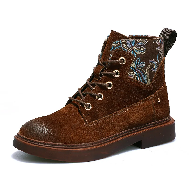 SWYIVY Genuine Leather Vintage Martin Boots For Woman 2019 New Female Black Casual Shoes Winter Warm Snow Boots For Woman Ankle
SWYIVY Genuine Leather Vintage Martin Boots For Woman 2019 New Female Black Casual Shoes Winter Warm Snow Boots For Woman Ankle