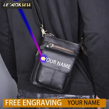 Original Leather Men Multifunction Design Coffee Small Messenger Bag Fashion Fanny Waist Belt Bag Pack Cigarette Case 611-18-b
Original Leather Men Multifunction Design Coffee Small Messenger Bag Fashion Fanny Waist Belt Bag Pack Cigarette Case 611-18-b