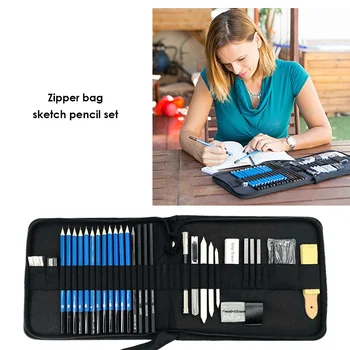 Zipper Pen Case Sketch Brush Excellent Craftsmanship Well Enduring 33pcs Set Art Painting Storage Box Student Supply
Zipper Pen Case Sketch Brush Excellent Craftsmanship Well Enduring 33pcs Set Art Painting Storage Box Student Supply