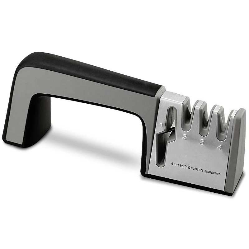 Exquisite and Practical Knife Sharpener with Adjustable Angle Button,3 Stages and 4 Stages ,for Various Household Scissor&Knives
Exquisite and Practical Knife Sharpener with Adjustable Angle Button,3 Stages and 4 Stages ,for Various Household Scissor&Knives