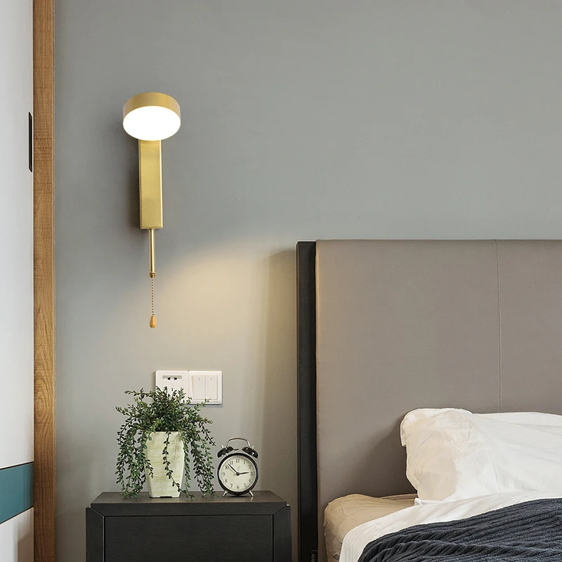 Nordic Golden LED Wall Lamp with USB Connector Simplicity Bedroom Bedside Luster Bracket Sconce Light Home Decoration Fixtures
Nordic Golden LED Wall Lamp with USB Connector Simplicity Bedroom Bedside Luster Bracket Sconce Light Home Decoration Fixtures