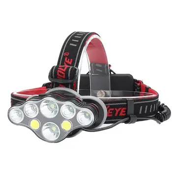 8 LED USB Rechargeable Headlight Headlamp COB LED Head Lamp With USB Cable Flashlight Torch Head Light Lantern Without Battery
8 LED USB Rechargeable Headlight Headlamp COB LED Head Lamp With USB Cable Flashlight Torch Head Light Lantern Without Battery