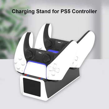 PS5 Controller Charger Dual USB C Charging Dock with Indicator Dustproof Portable Carrying Decor for DualSense
PS5 Controller Charger Dual USB C Charging Dock with Indicator Dustproof Portable Carrying Decor for DualSense
