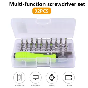 Ratchet Screwdriver Chrome Vanadium Alloy Steel 32 in 1 Household Appliances Hardware Disassemble Hand Operated Tools
Ratchet Screwdriver Chrome Vanadium Alloy Steel 32 in 1 Household Appliances Hardware Disassemble Hand Operated Tools