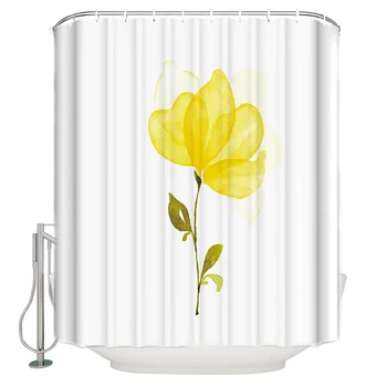 Spring Yellow Flower Abstract Bathroom Accessories Waterproof Bathroom Shower Curtain With Hook Accessory
Spring Yellow Flower Abstract Bathroom Accessories Waterproof Bathroom Shower Curtain With Hook Accessory