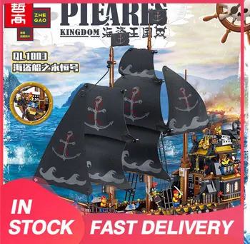 In Stock Zhegao Movie Series QL1803 Pirate Kingdom Temestuous Waves Building Blocks 1334pcs Bricks Set Educational DIY Toys
In Stock Zhegao Movie Series QL1803 Pirate Kingdom Temestuous Waves Building Blocks 1334pcs Bricks Set Educational DIY Toys