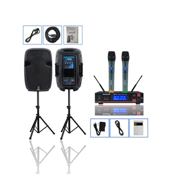 STARAUDIO Dual 12" 2000W PA DJ Powered Active Speakers System W/Bluetooth DJ Stands 2CH UHF Handheld Wireless Microphone SSD-12A
STARAUDIO Dual 12" 2000W PA DJ Powered Active Speakers System W/Bluetooth DJ Stands 2CH UHF Handheld Wireless Microphone SSD-12A