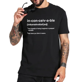 The Princess Bride T Shirt Movie High Quality Cotton EU Size Soft Simple Letter Print Tshirt Inconceivable Quote Shirt
The Princess Bride T Shirt Movie High Quality Cotton EU Size Soft Simple Letter Print Tshirt Inconceivable Quote Shirt