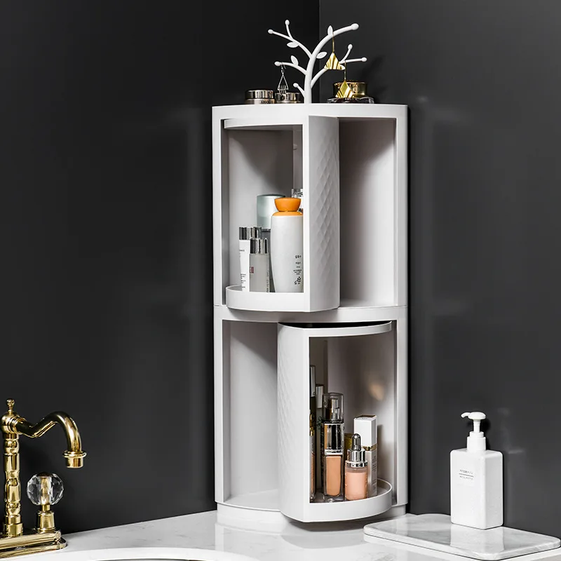 Multi-function Rotating Shelf Bathroom Kitchen Storage Rack Free Punching Suction Wall Large Storage Box Kitchen Organizer
Multi-function Rotating Shelf Bathroom Kitchen Storage Rack Free Punching Suction Wall Large Storage Box Kitchen Organizer